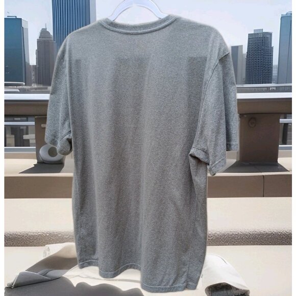 Nike Men’s XL Dri-Fit Performance T-Shirt – Grey Crew Neck Short Sleeve Training - Picture 2 of 6